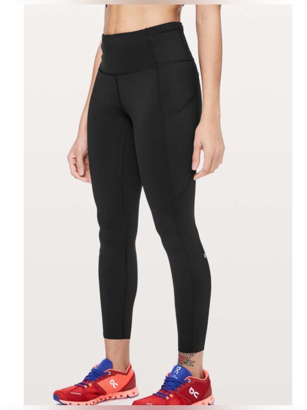 Lululemon Fast & Free 7/8 Tight Non Reflective Nulux Black